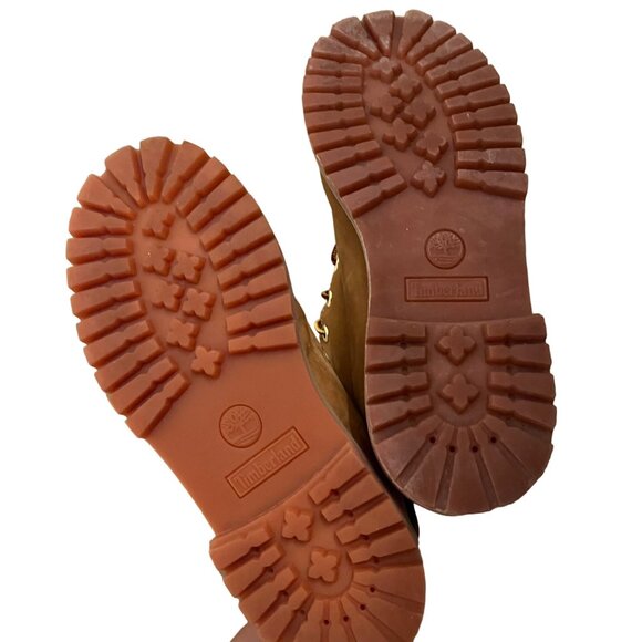 Timberland Tan Size 4 Kids Boots Nubuck Classic Brown - Picture 8 of 10